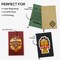 MakerFlo Laserette™ Journal Notebook – Pack of 12 Engravable and Refillable Vegan Leather Journal with Lined Pages and Gift Box, Wholesale & Bulk